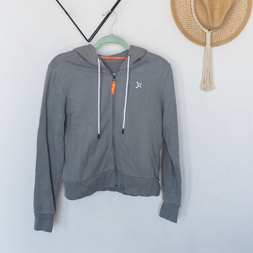 Orangetheory OTF // Grey Zip-Up Hoodie
